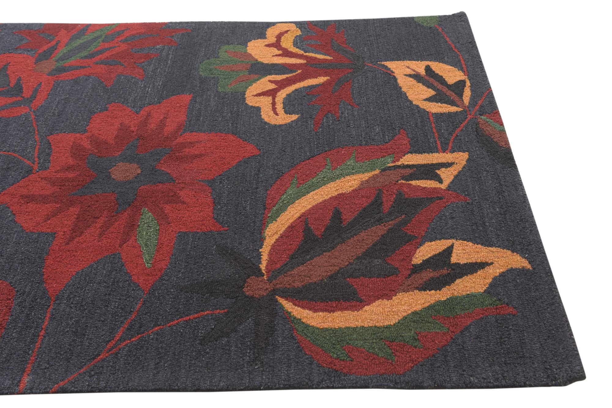 5' 1 x 8' Agra Wool Rug