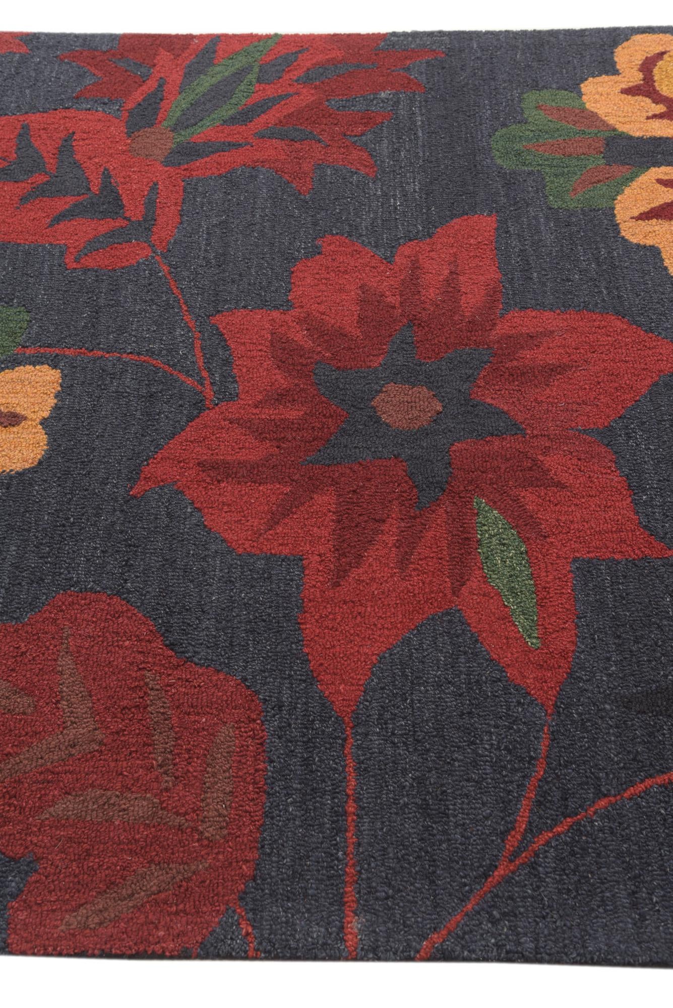 5' 1 x 8' Agra Wool Rug