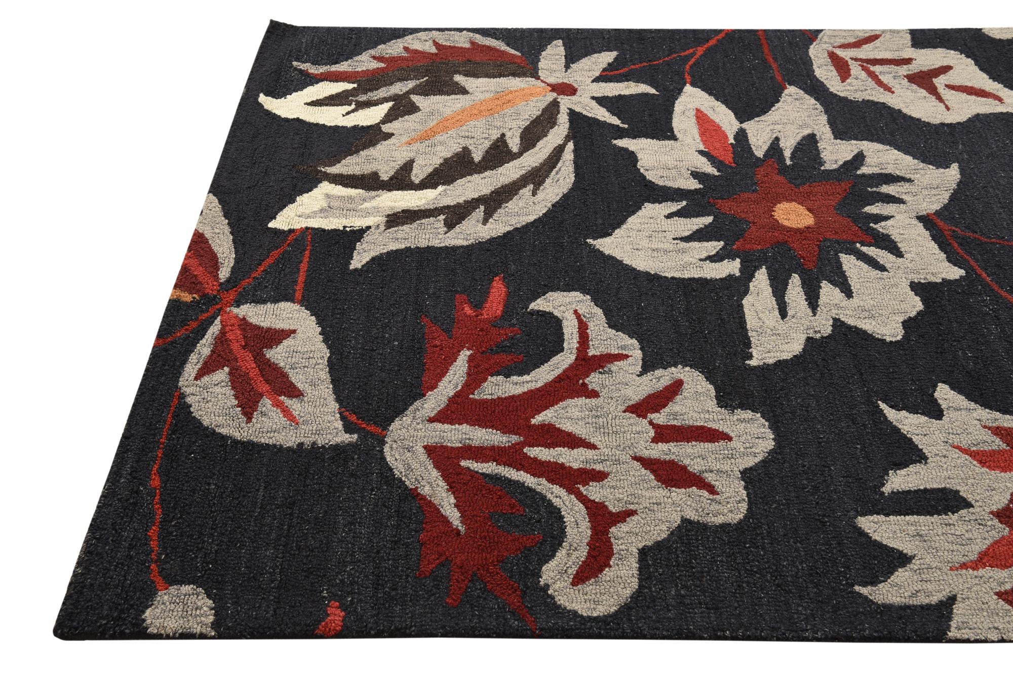 5' 1 x 8' Agra Wool Rug