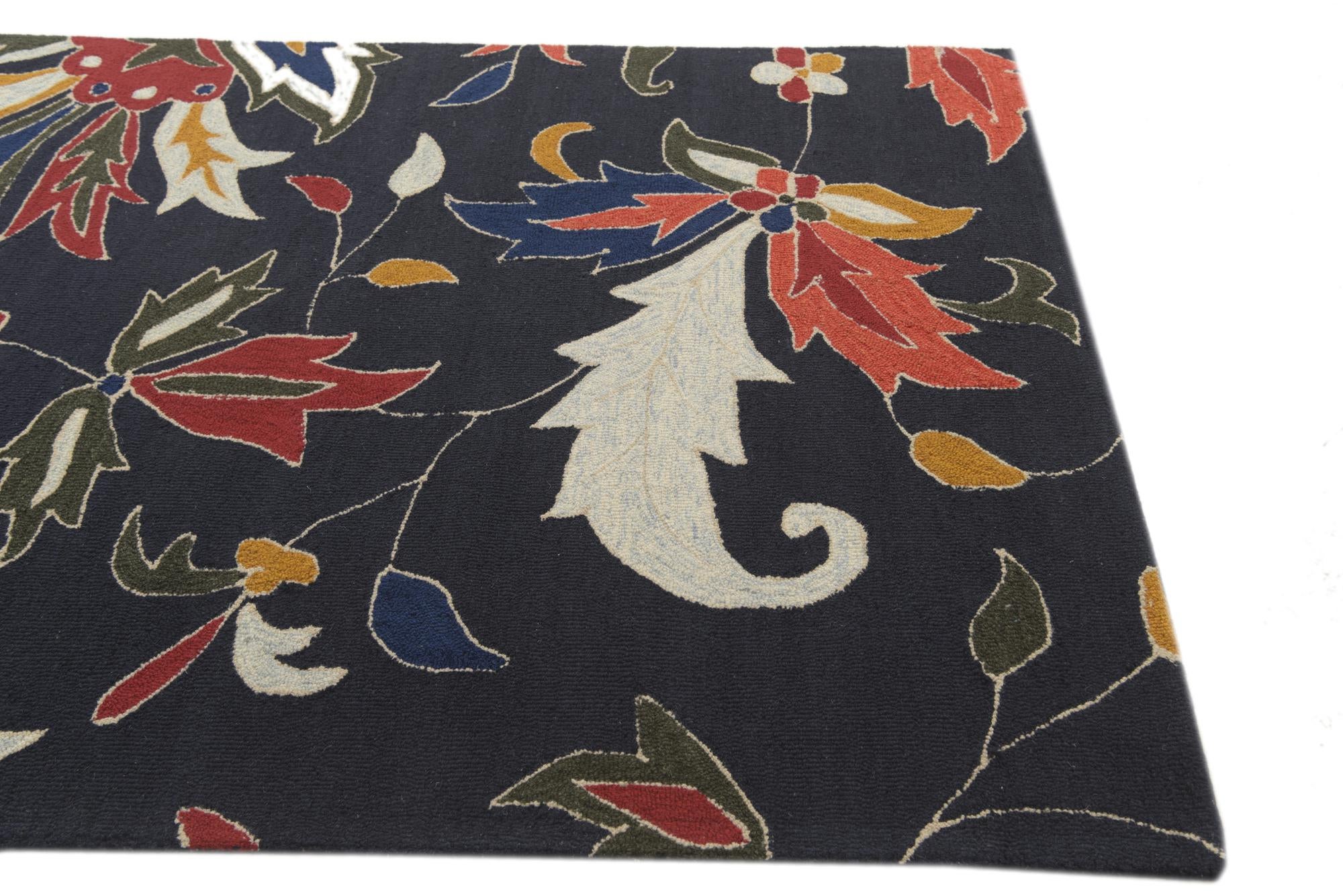 5' x 8' Agra Wool Rug