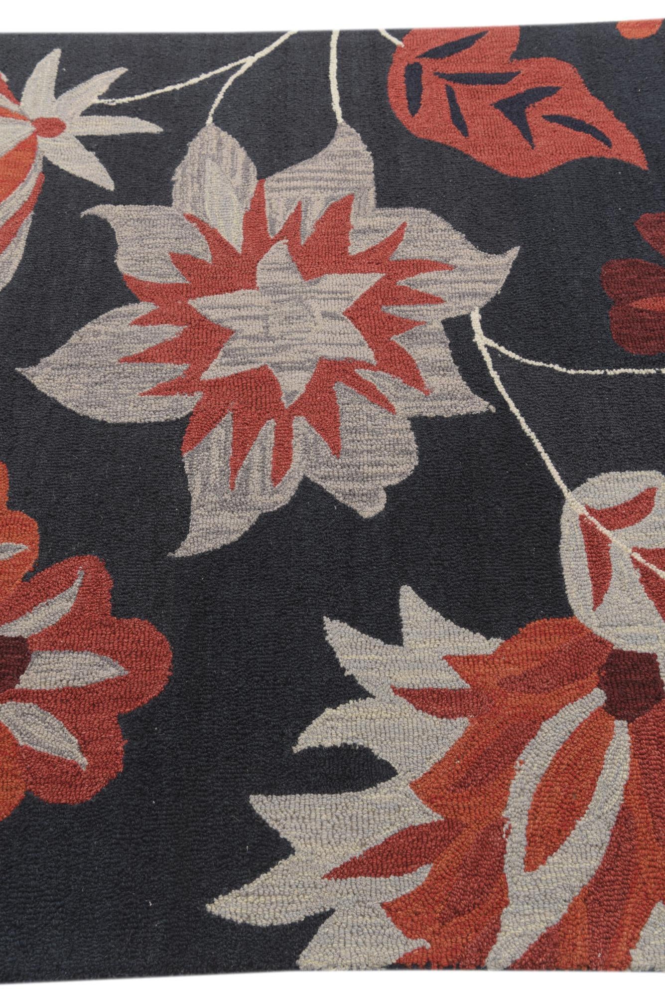 5' 1 x 8' Agra Wool Rug