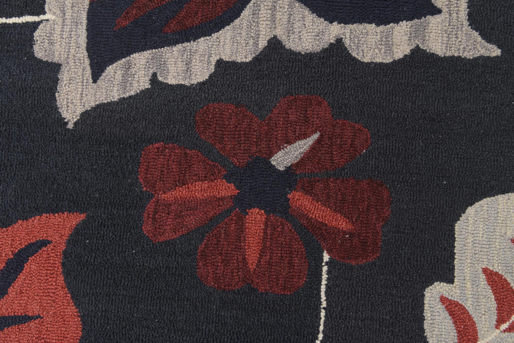 5' 1 x 8' Agra Wool Rug