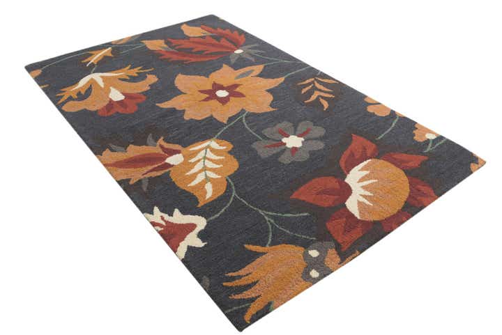 5' x 8' Agra Wool Rug