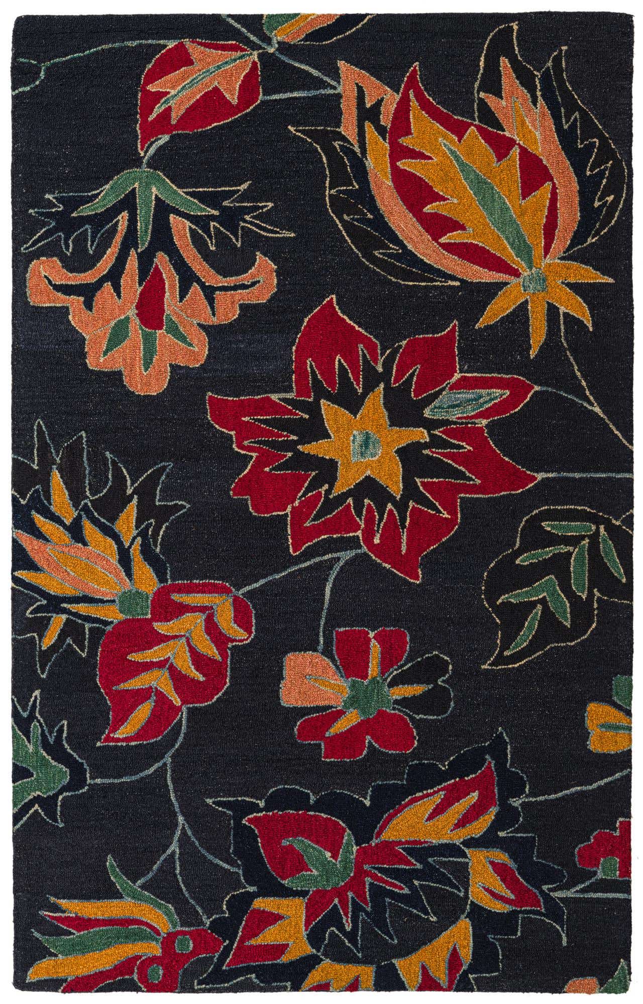5' 1 x 8' Agra Wool Rug