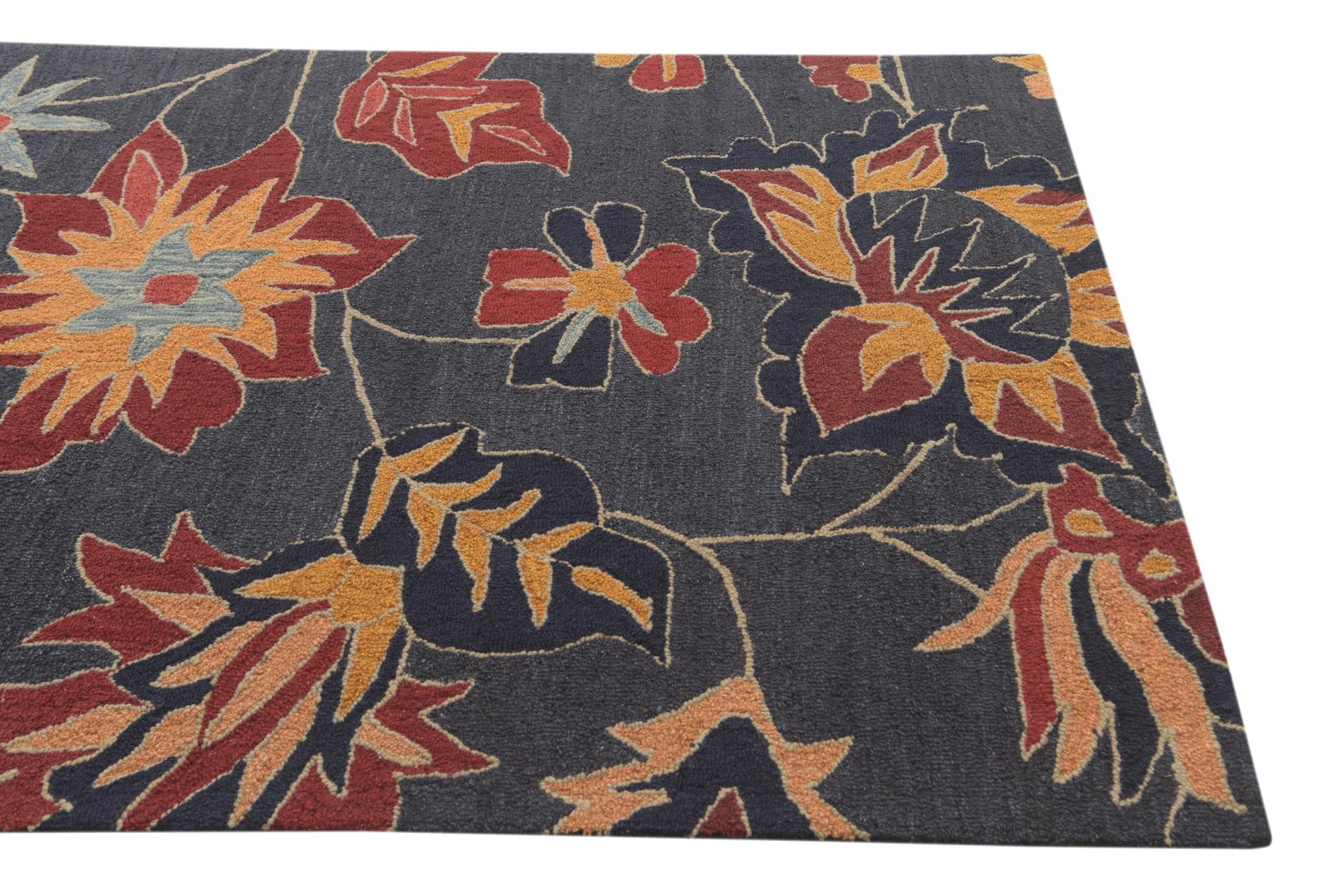5' x 8' Agra Wool Rug
