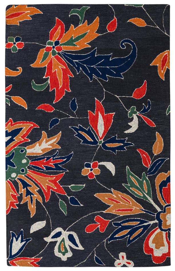 Detail image of 5' x 8' Agra Wool Rug