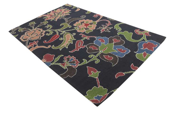 5' 1 x 8' Agra Wool Rug