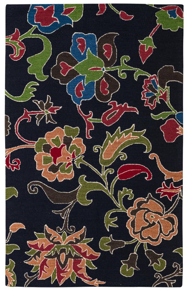Detail image of 5' 1 x 8' Agra Wool Rug