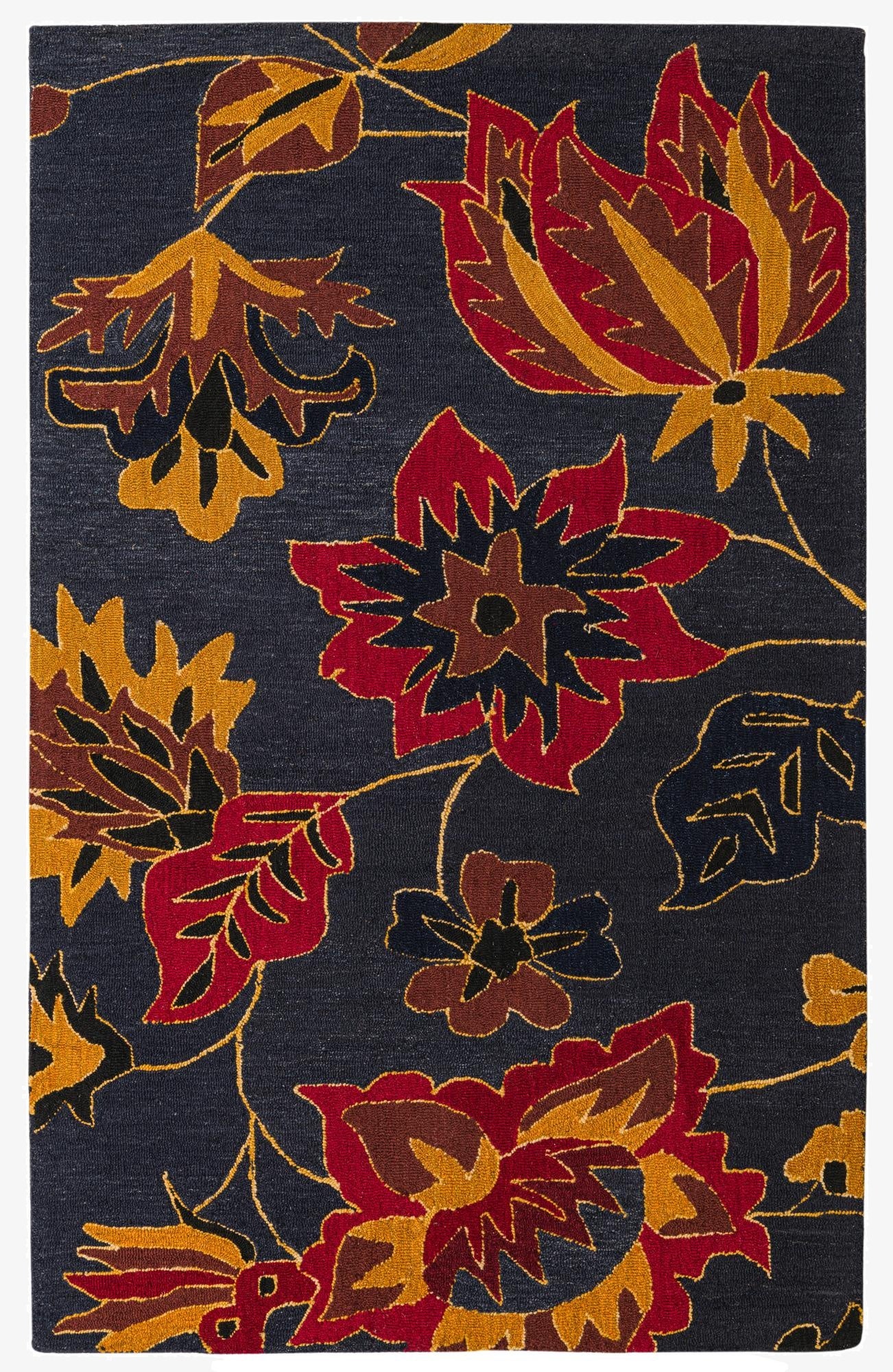 5' 2 x 8' Agra Wool Rug