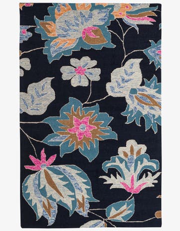 5' 1 x 8' Agra Wool Rug