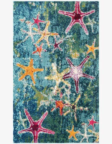 Navy Blue Washable Amalfi Rug