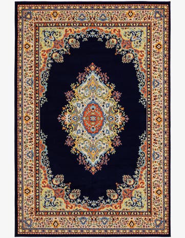 Navy Blue Amaya Rug