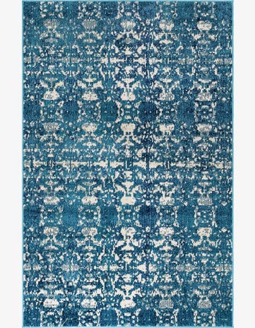 Navy Blue Amulet Rug