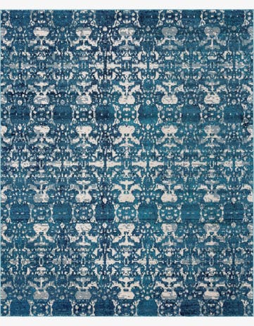 Navy Blue Amulet Rug