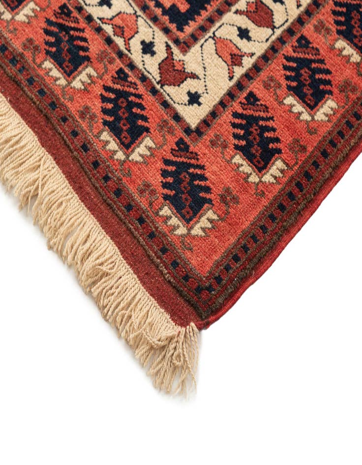 Detail image of 3' 8 x 6'  Hand Knotted Anatolian Oriental Wool Rug