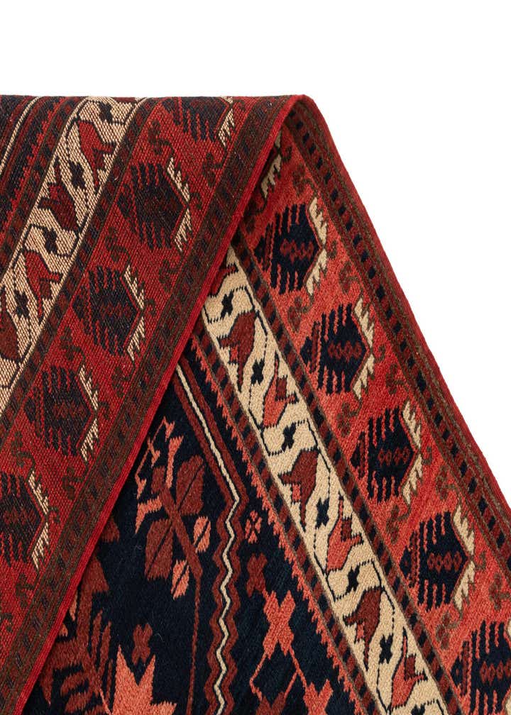 3' 8 x 6' Hand Knotted Anatolian Oriental Wool Rug