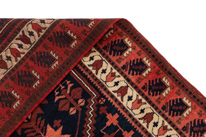 3' 8 x 6' Hand Knotted Anatolian Oriental Wool Rug