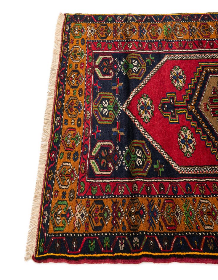 Detail image of 3' 6 x 6' 6 Hand Knotted Anatolian Oriental Wool Rug