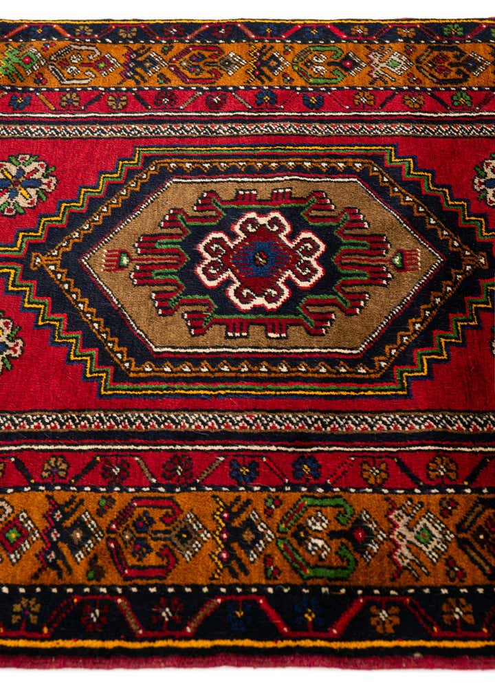 3' 6 x 6' 6 Hand Knotted Anatolian Oriental Wool Rug