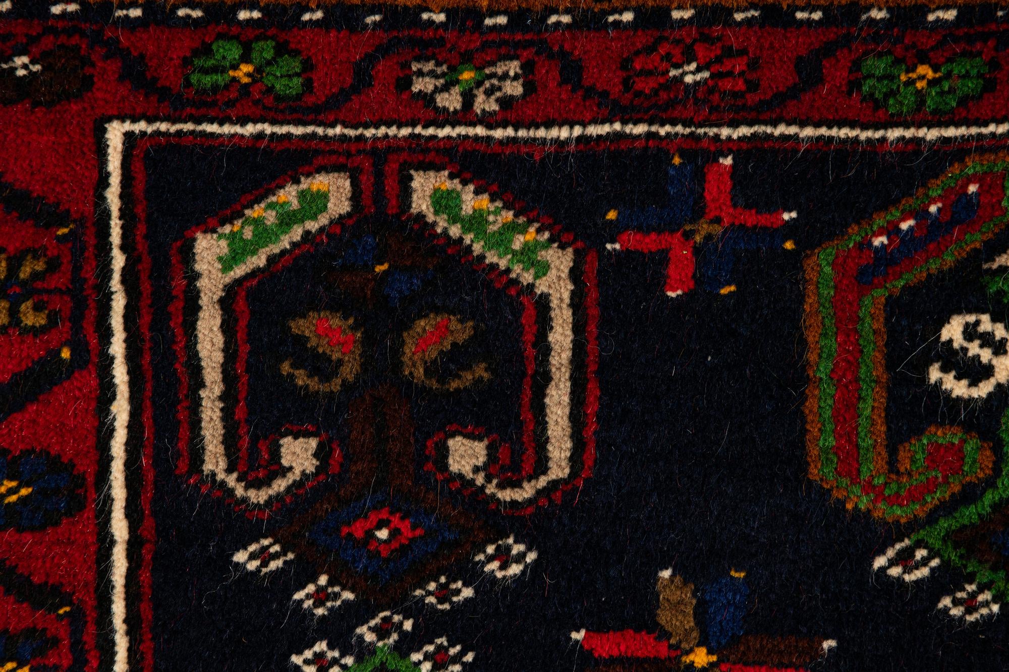 3' 6 x 6' 6 Hand Knotted Anatolian Oriental Wool Rug