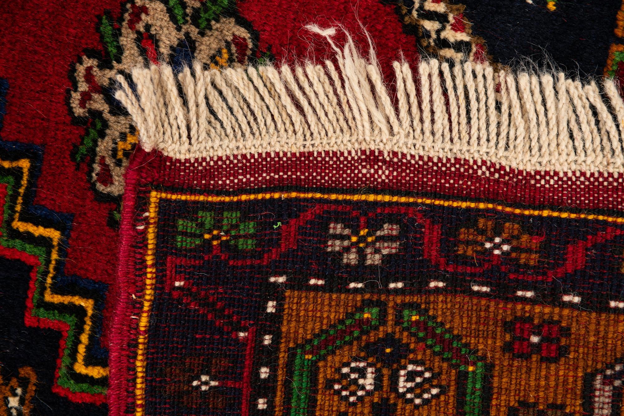 3' 6 x 6' 6 Hand Knotted Anatolian Oriental Wool Rug