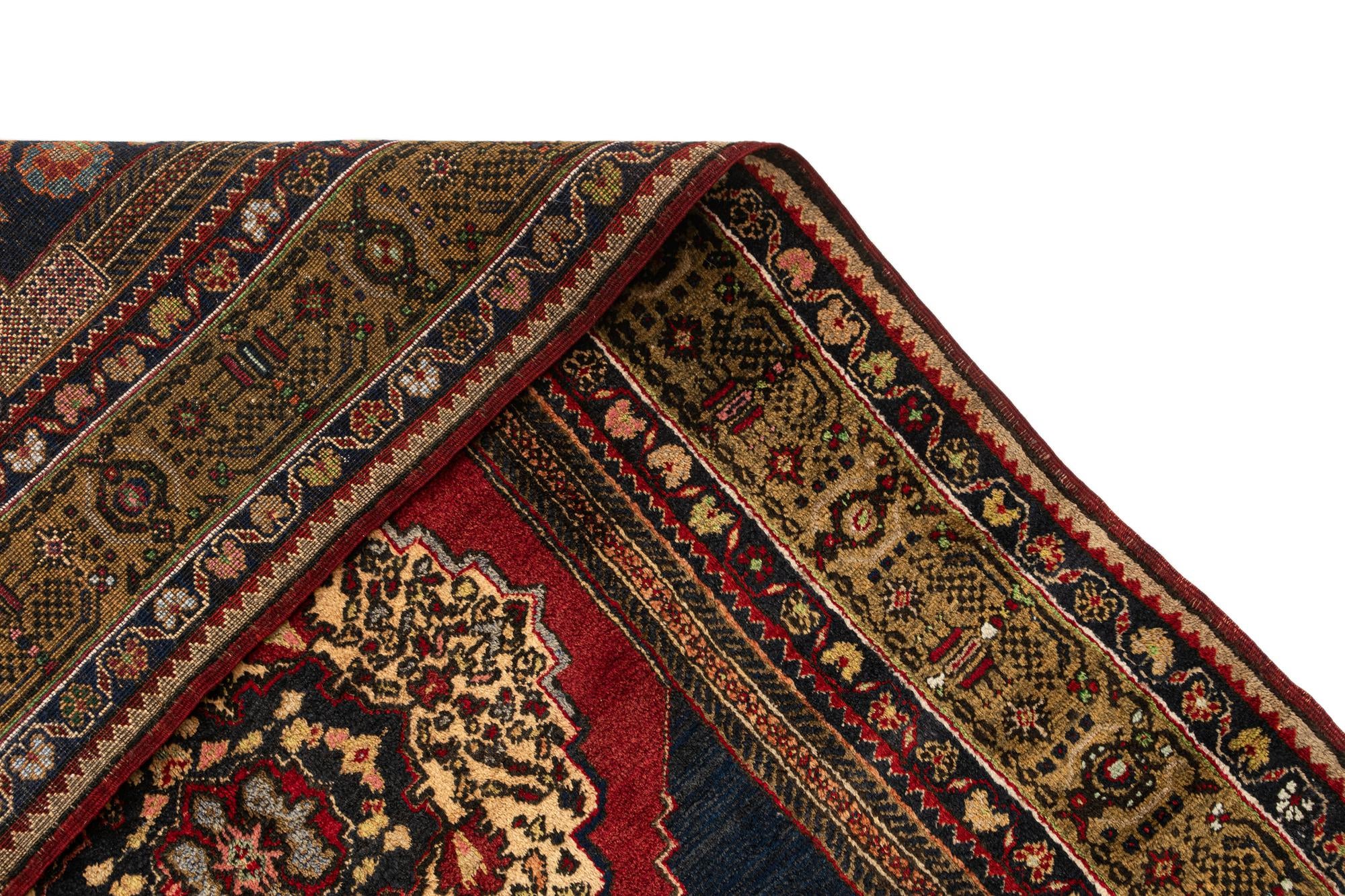 4' 1 x 6' 8 Hand Knotted Anatolian Wool Rug