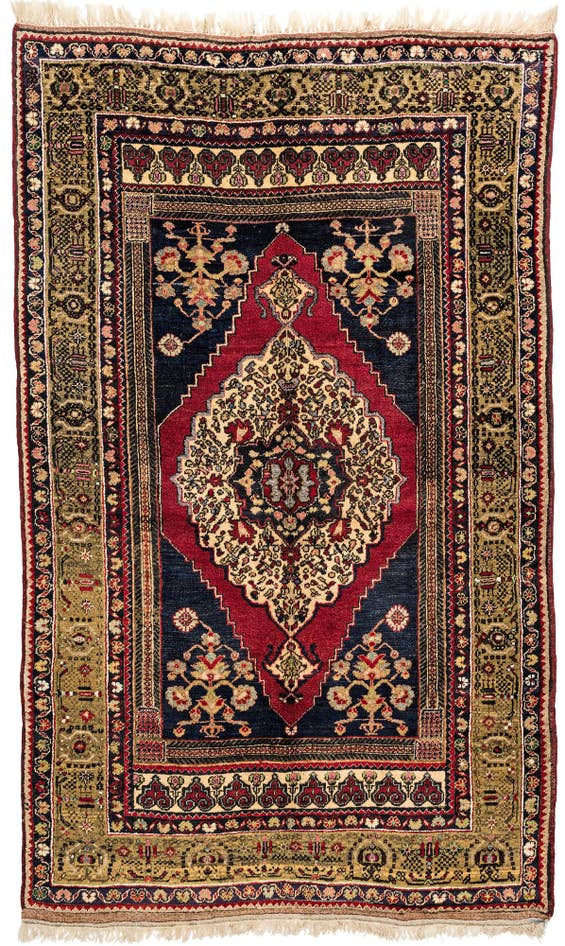 Detail image of 4' 1 x 6' 8 Hand Knotted Anatolian Wool Rug