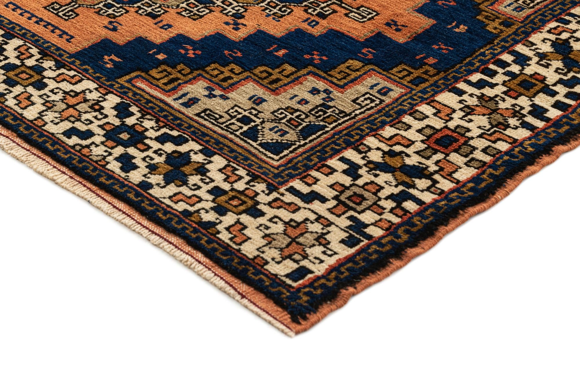 3' 7 x 4' 9 Hand Knotted Anatolian Wool Rug