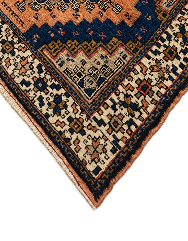 Detail image of 3' 7 x 4' 9  Hand Knotted Anatolian Wool Rug