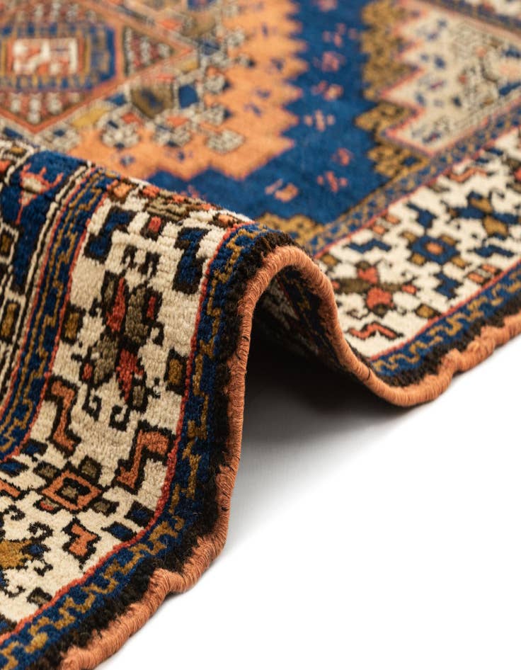 Detail image of 3' 7 x 4' 9  Hand Knotted Anatolian Wool Rug