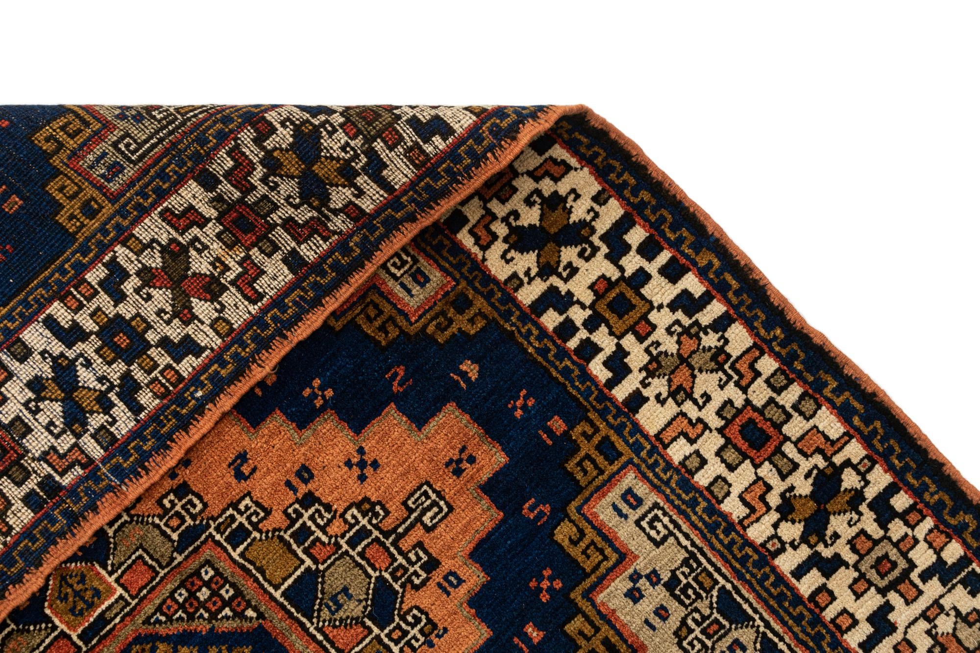 3' 7 x 4' 9 Hand Knotted Anatolian Wool Rug