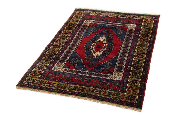4' 2 x 6' Hand Knotted Anatolian Wool Rug
