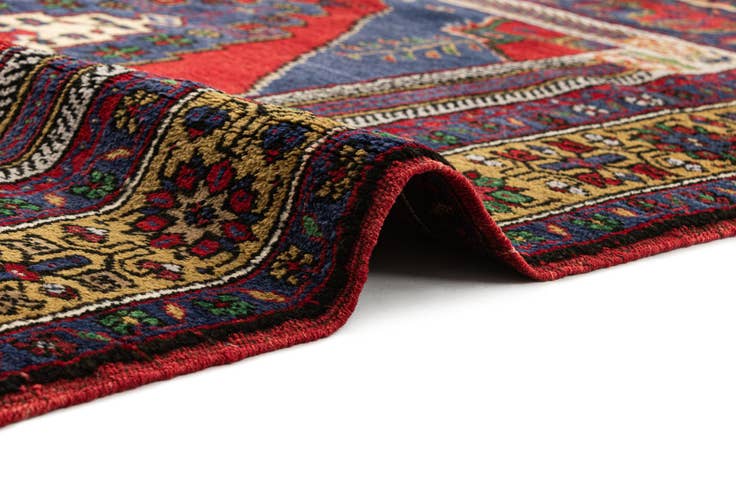 Detail image of 4' 2 x 6' Hand Knotted Anatolian Wool Rug