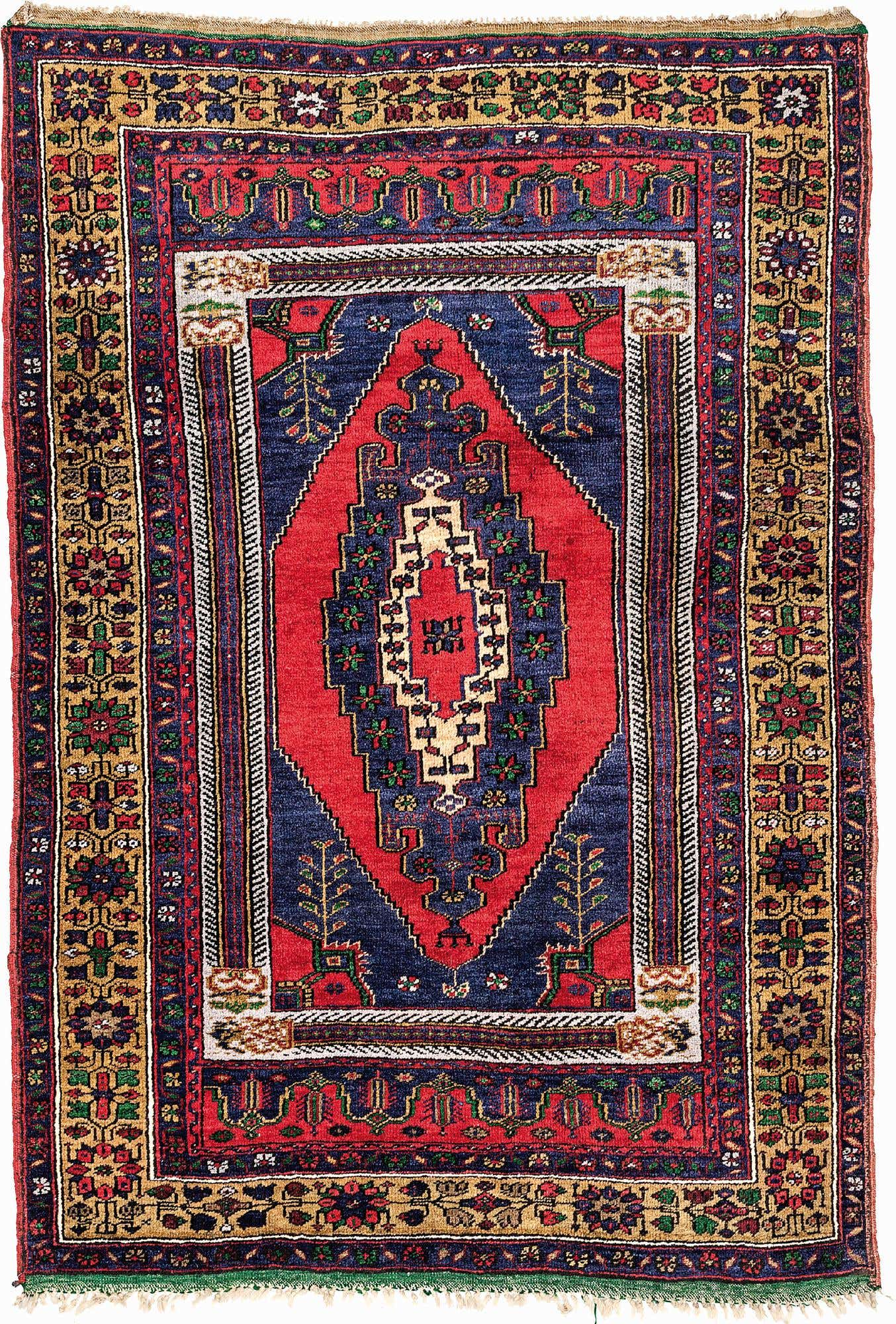 4' 2 x 6' Hand Knotted Anatolian Wool Rug