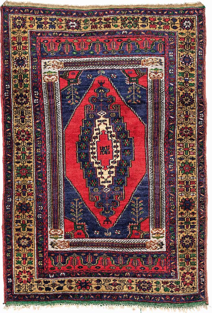 4' 2 x 6' Hand Knotted Anatolian Wool Rug