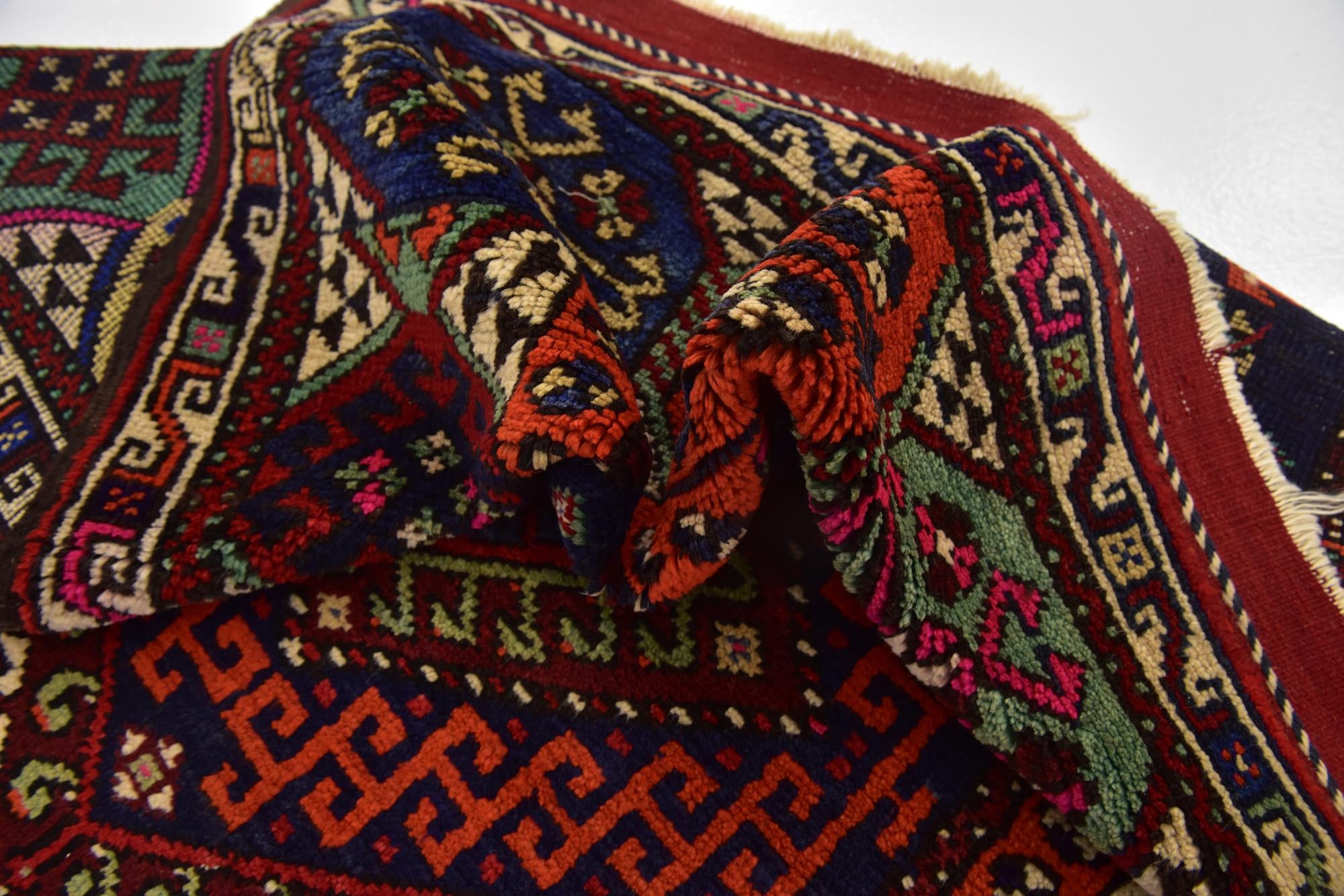 4' 3 x 5' 6 Hand Knotted Anatolian Wool Rug