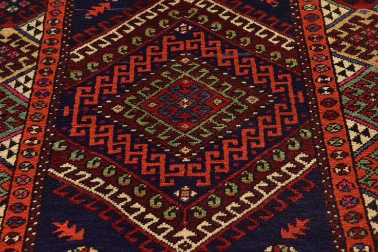 Detail image of 4' 3 x 5' 6 Hand Knotted Anatolian Wool Rug