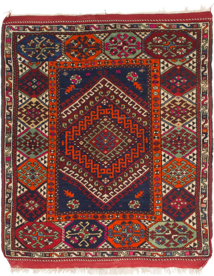 Detail image of 4' 3 x 5' 6 Hand Knotted Anatolian Wool Rug
