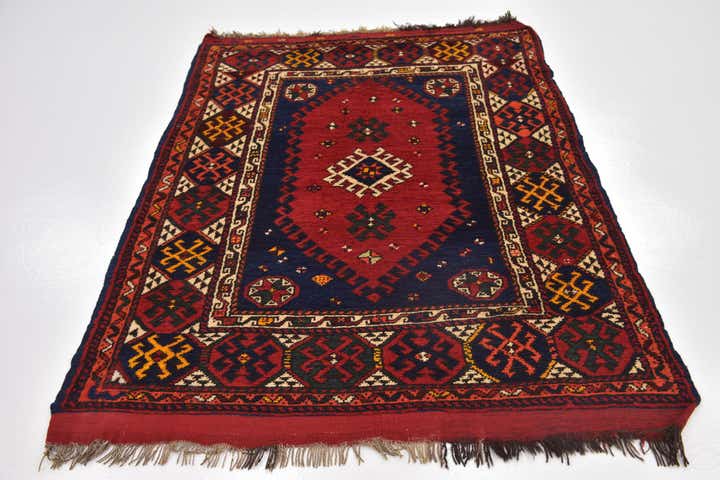 4' 6 x 5' 10 Hand Knotted Anatolian Wool Rug