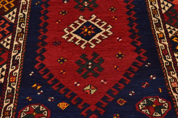 Detail image of 4' 6 x 5' 10 Hand Knotted Anatolian Wool Rug