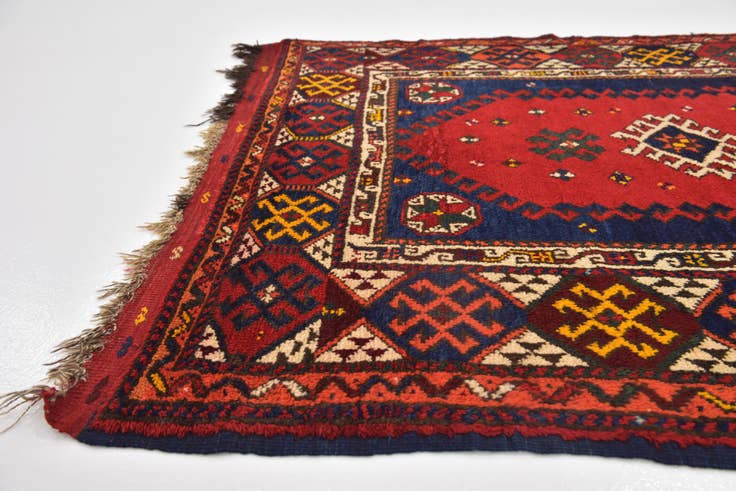 Detail image of 4' 6 x 5' 10 Hand Knotted Anatolian Wool Rug