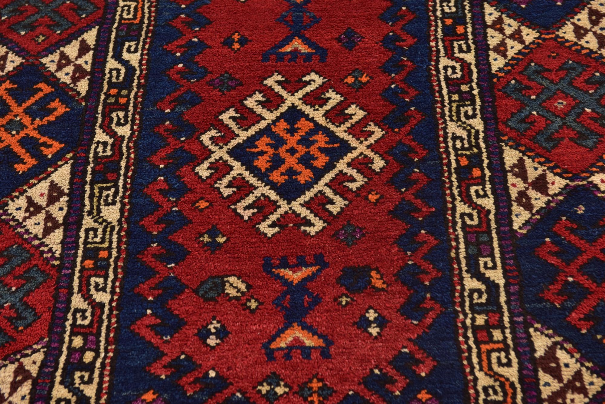 4' x 6' 3 Hand Knotted Anatolian Wool Rug