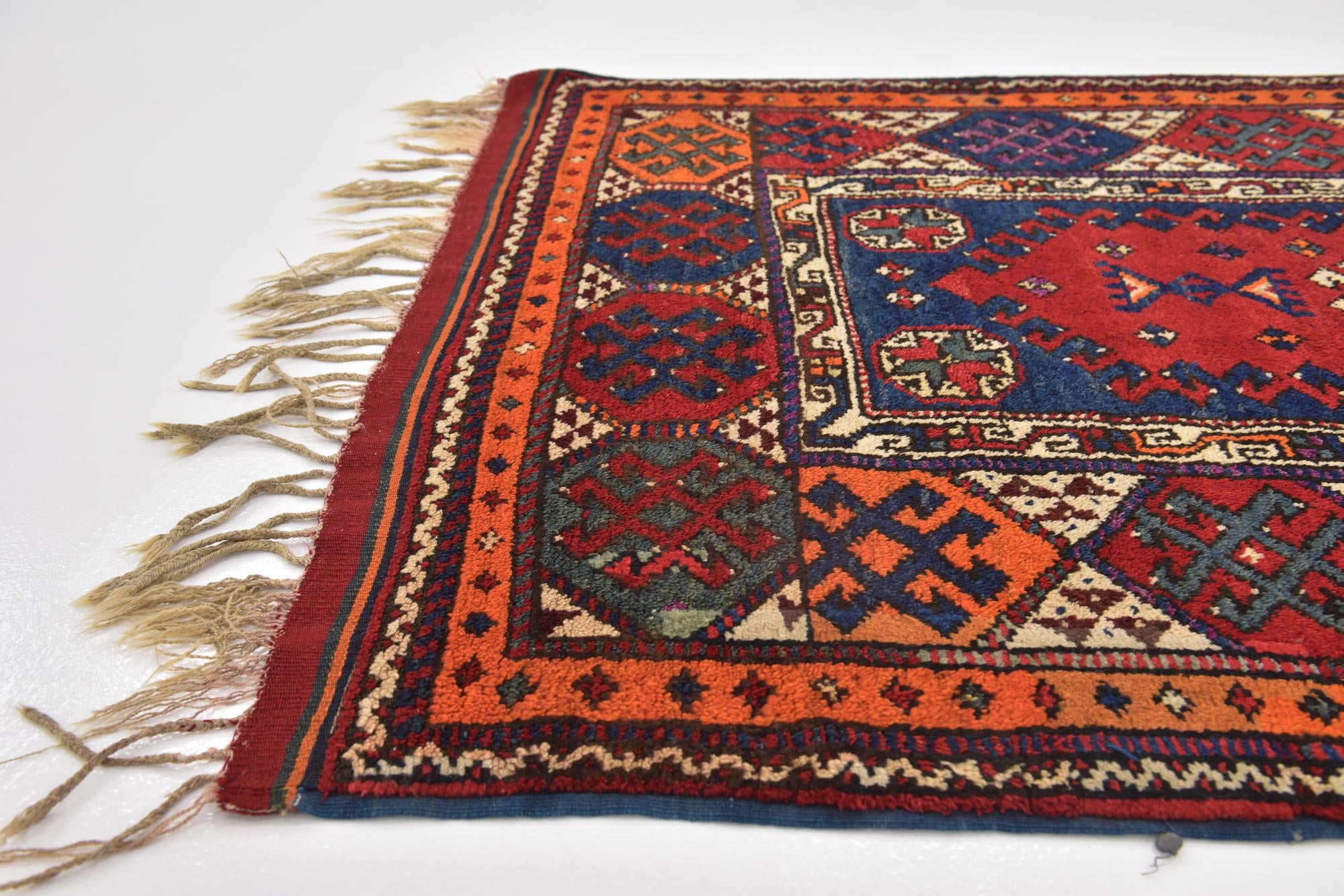 4' x 6' 3 Hand Knotted Anatolian Wool Rug
