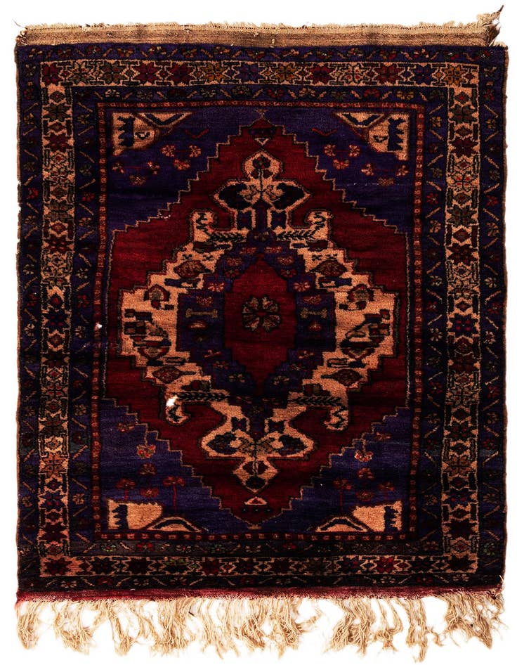 Detail image of 3' 6 x 5' 4 Hand Knotted Anatolian Wool Rug