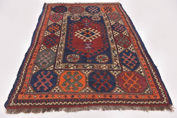Detail image of 3' 9 x 5' 4 Hand Knotted Anatolian Wool Rug