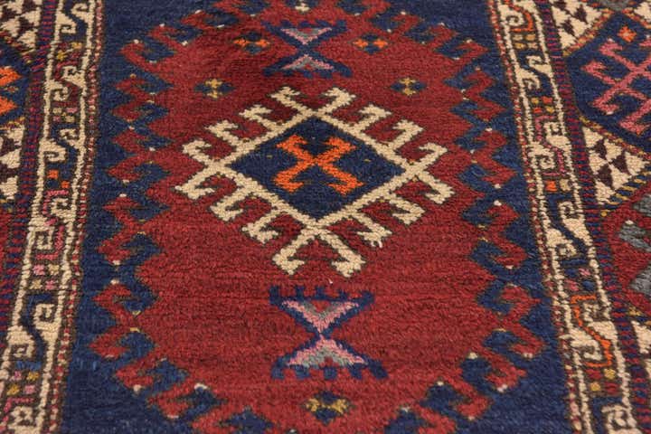 3' 9 x 5' 4 Hand Knotted Anatolian Wool Rug