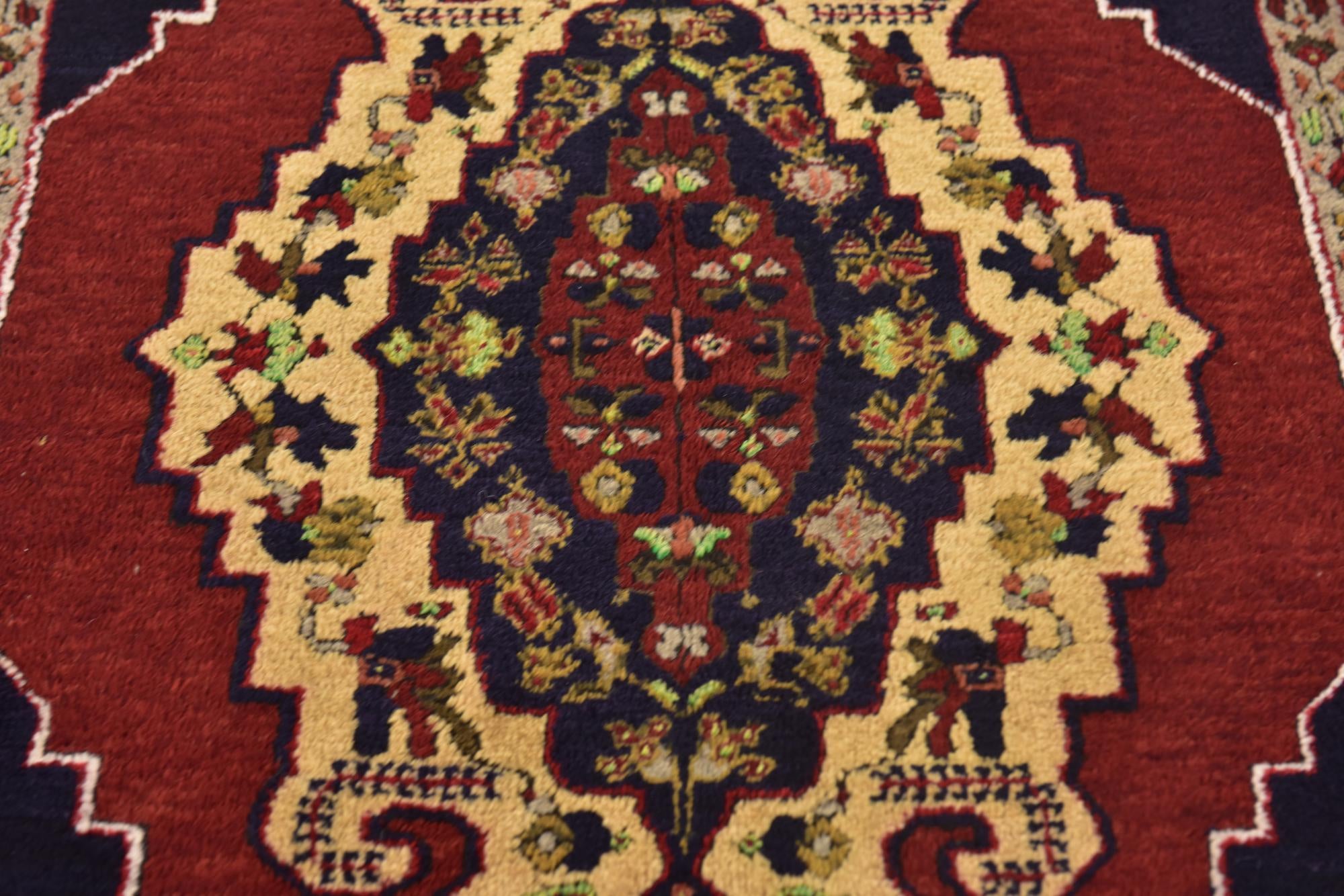 4' x 6' 6 Hand Knotted Anatolian Wool Rug