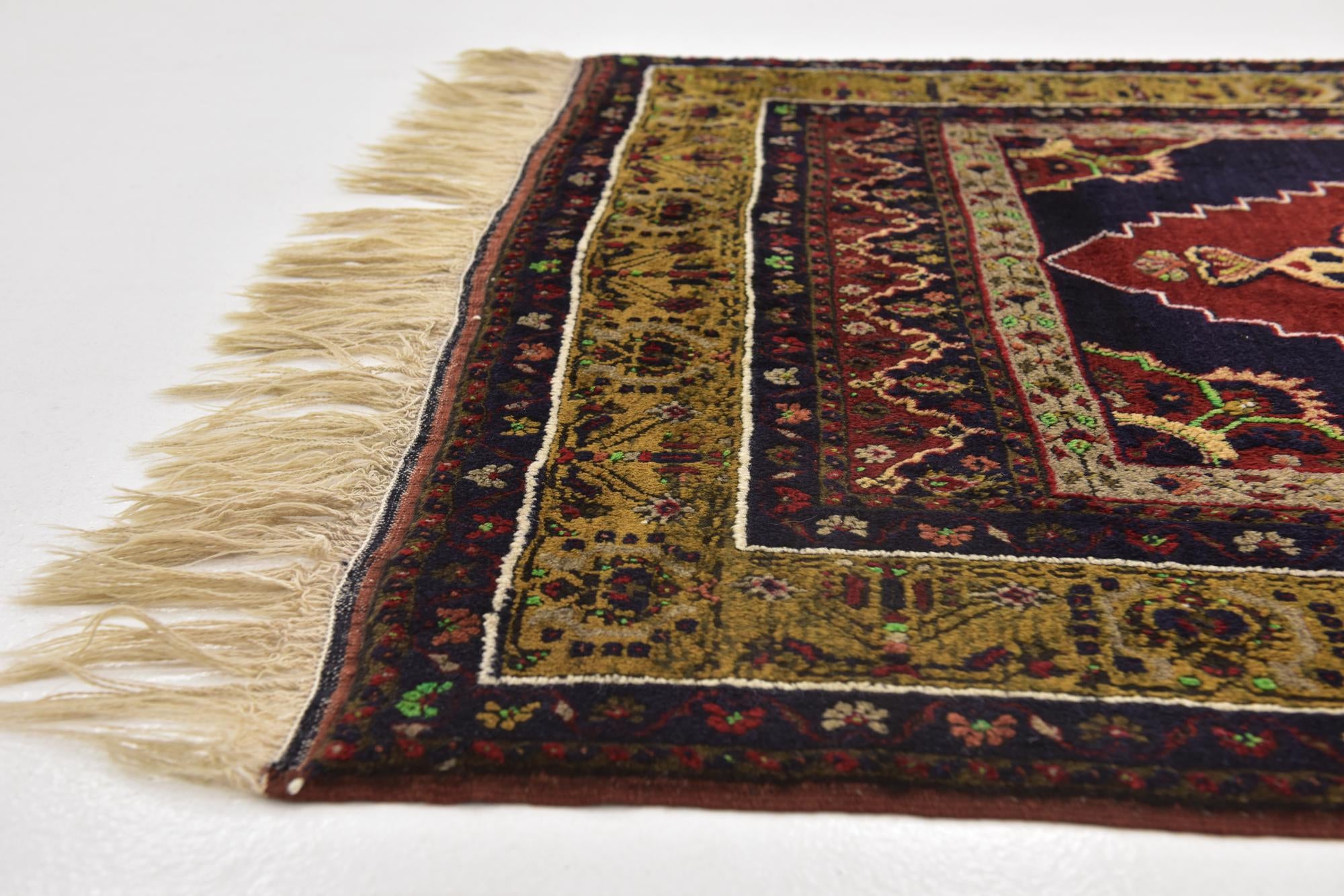 4' x 6' 6 Hand Knotted Anatolian Wool Rug