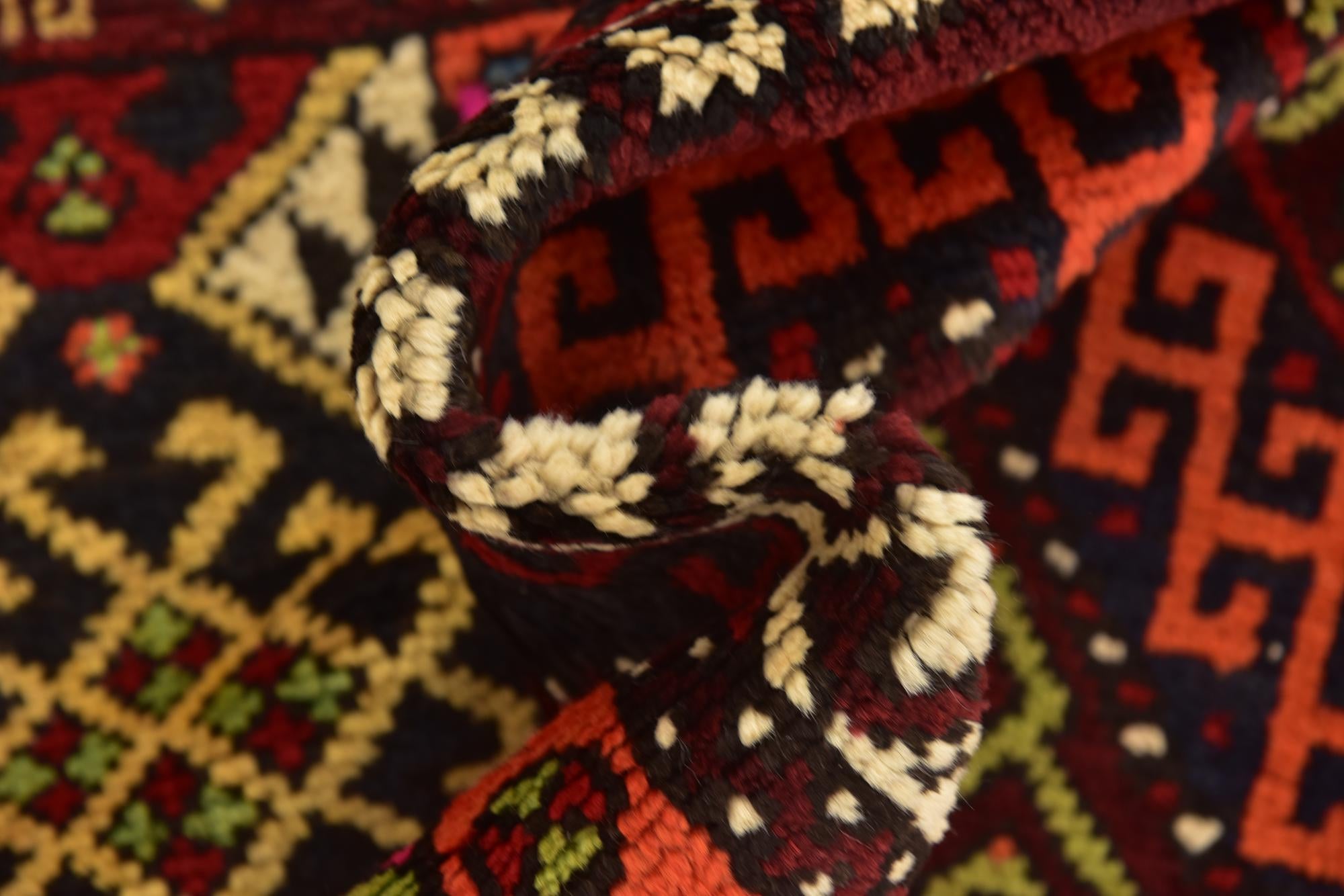4' 2 x 6' 8 Hand Knotted Anatolian Wool Rug