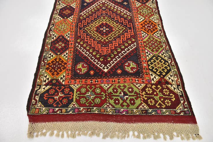 Detail image of 4' 2 x 6' 8 Hand Knotted Anatolian Wool Rug